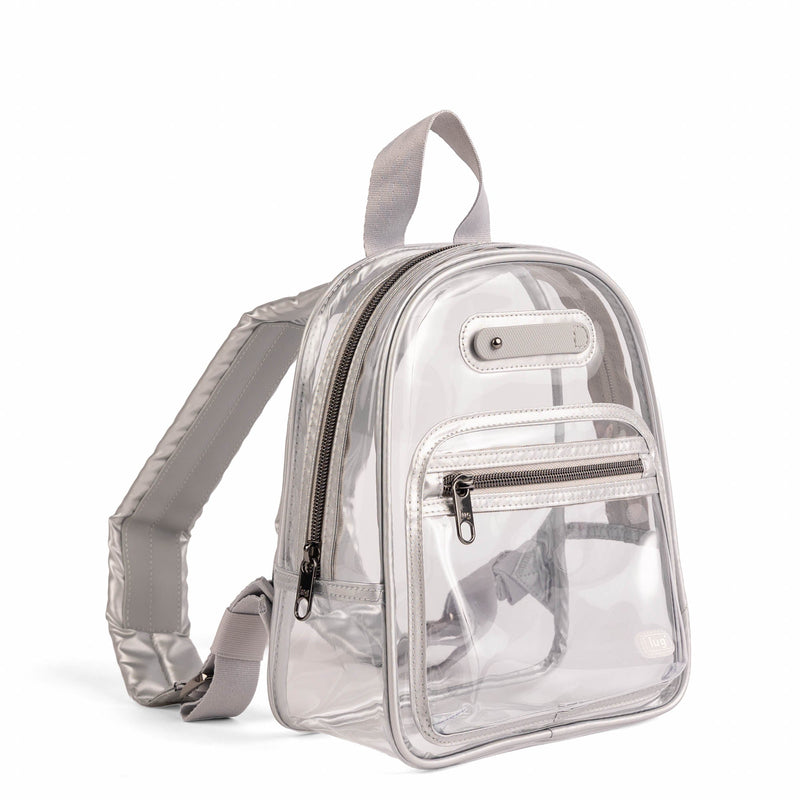 LUG - Jetliner Clearview Backpack - METALLIC SILVER