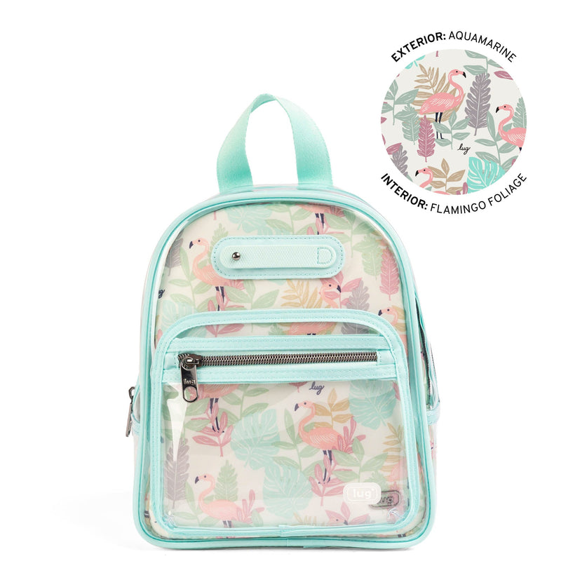 LUG - Jetliner Clearview Backpack - METALLIC SILVER