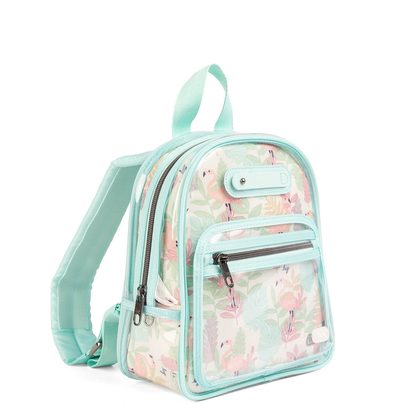 LUG - Jetliner Clearview Backpack - METALLIC SILVER