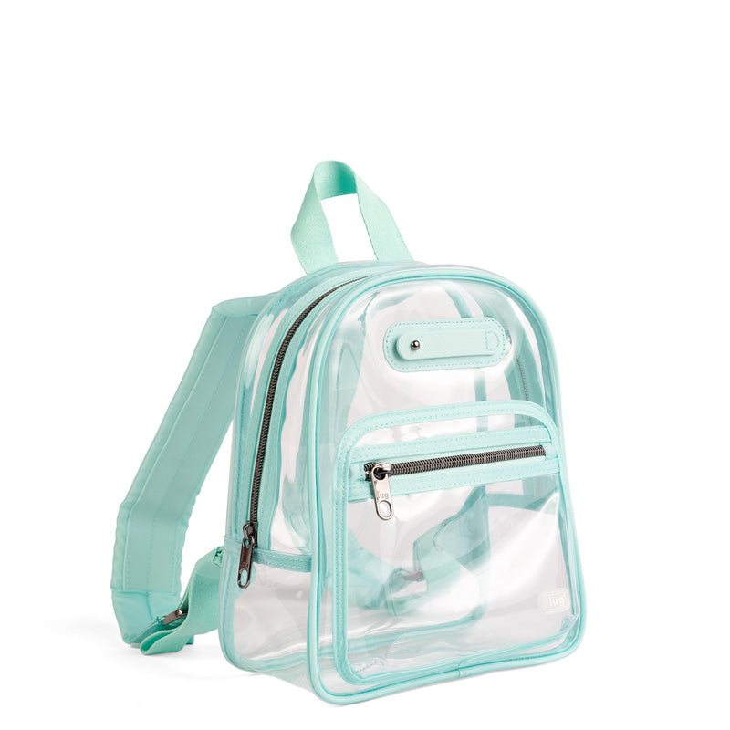 LUG - Jetliner Clearview Backpack - METALLIC SILVER