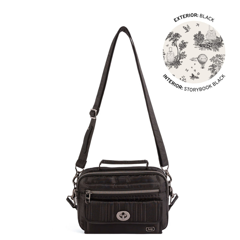 LUG - Switch SE Crossbody Bag - METALLIC PLUM