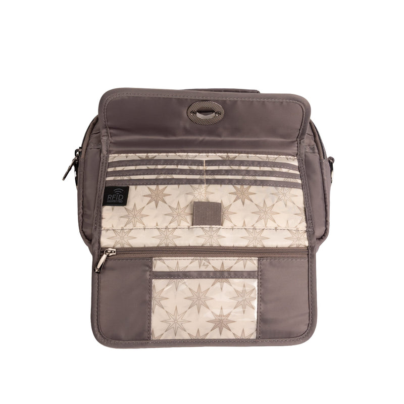 LUG - Switch SE Crossbody Bag - METALLIC PLUM
