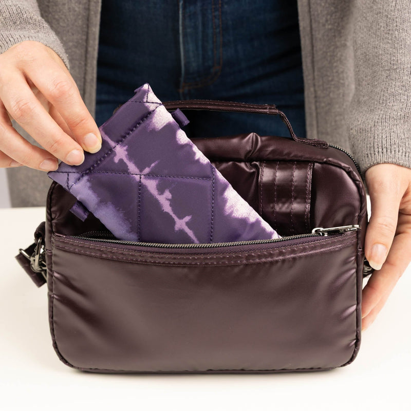 LUG - Switch SE Crossbody Bag - METALLIC PLUM