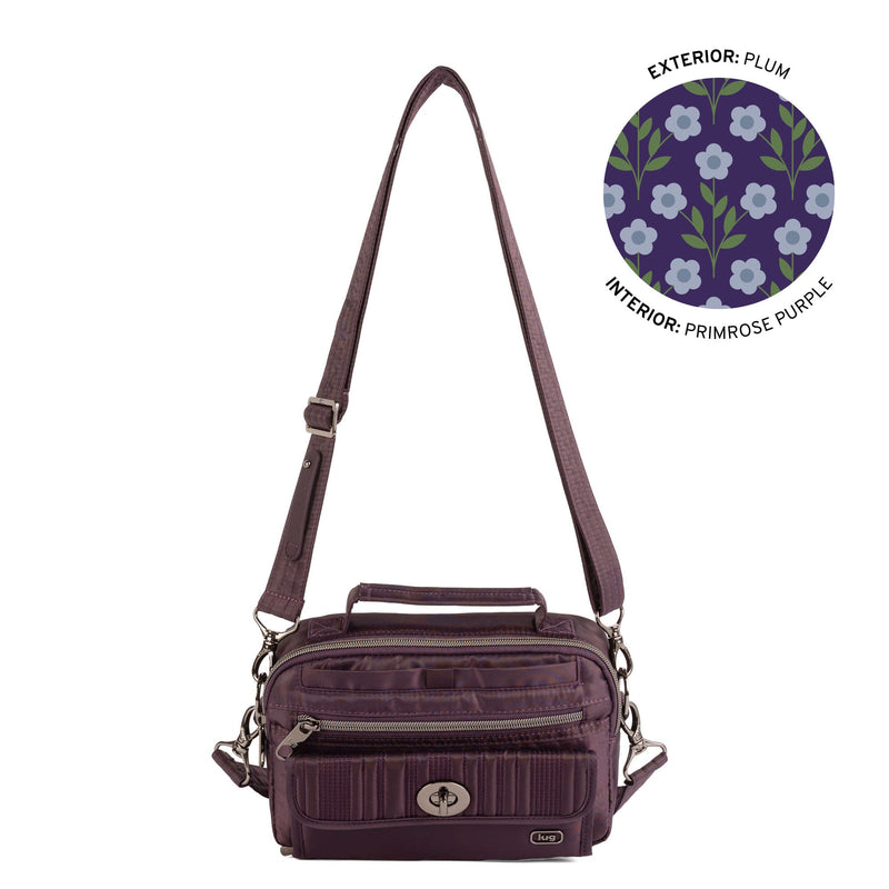 LUG - Switch SE Crossbody Bag - METALLIC PLUM