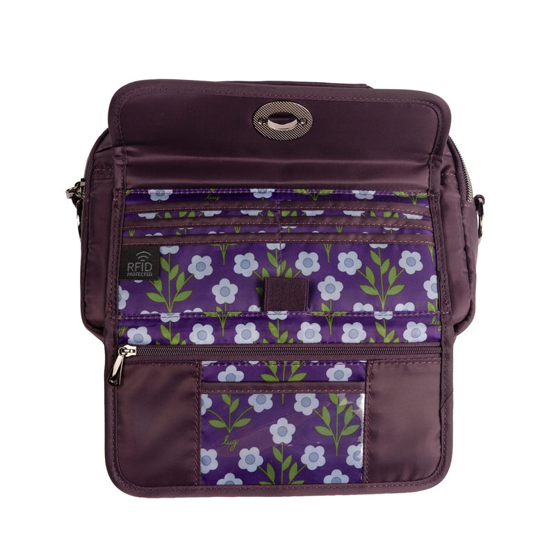 LUG - Switch SE Crossbody Bag - METALLIC PLUM