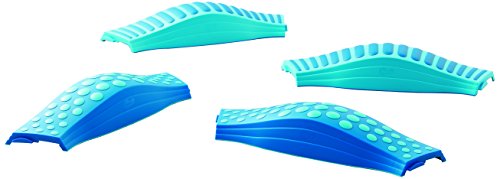 Weplay Wavy Tactile Path balance pieces in blue