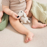 Meyco Baby Muslin Swaddle Blankets – Naturel/Soft Olive – additional product detail or lifestyle view