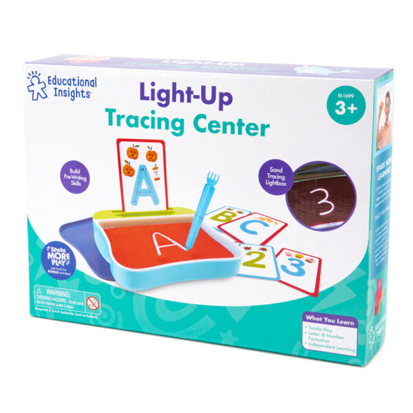 Educational Insights Light-Up Tracing Center sand tray