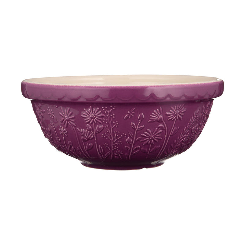 Mason Cash In the Meadow Daisy Mixing Bowl, Purple – product view