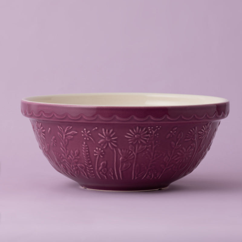 Mason Cash In the Meadow Daisy Mixing Bowl, Purple – product view