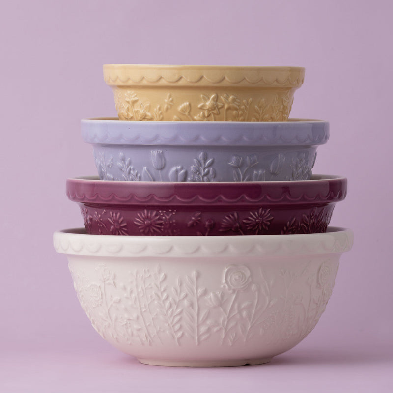 Mason Cash In the Meadow Rose Mixing Bowl, Cream – product view