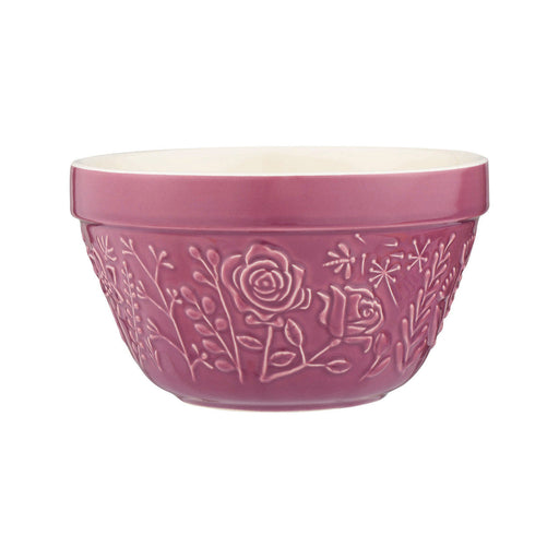 Mason Cash - In the Meadow - Rose Pudding Basin, Purple | 900 mL / 30.4 oz / 16 cm / 6.3 in