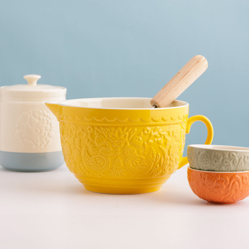 Mason Cash Home to Roost Batter Bowl, Yellow – product view
