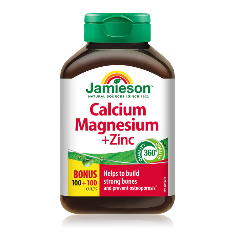 Jamieson - Calcium Magnesium Zinc 100's+100's Free