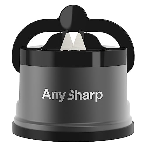 AnySharp Pro Knife Sharpener in gun metal – view 2