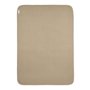 Meyco Baby Pure Knitted Baby Blanket – Taupe – additional product detail or lifestyle view