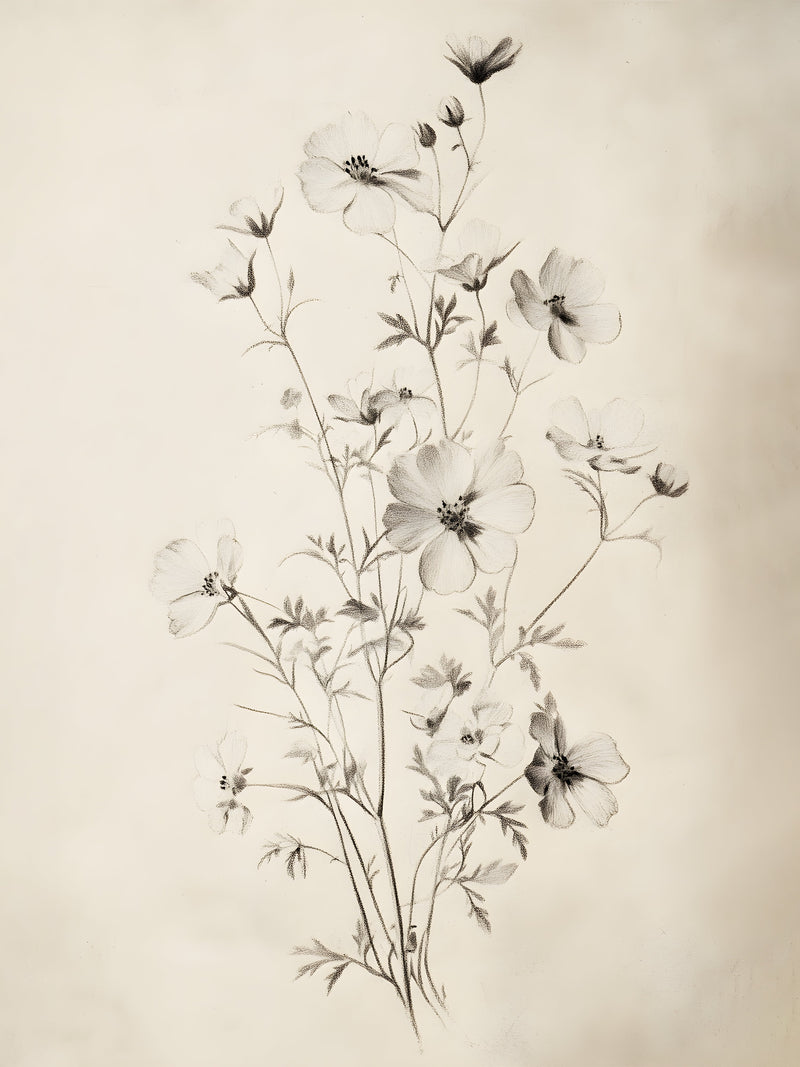 Ombres Florales 2, CADRE VINTAGE