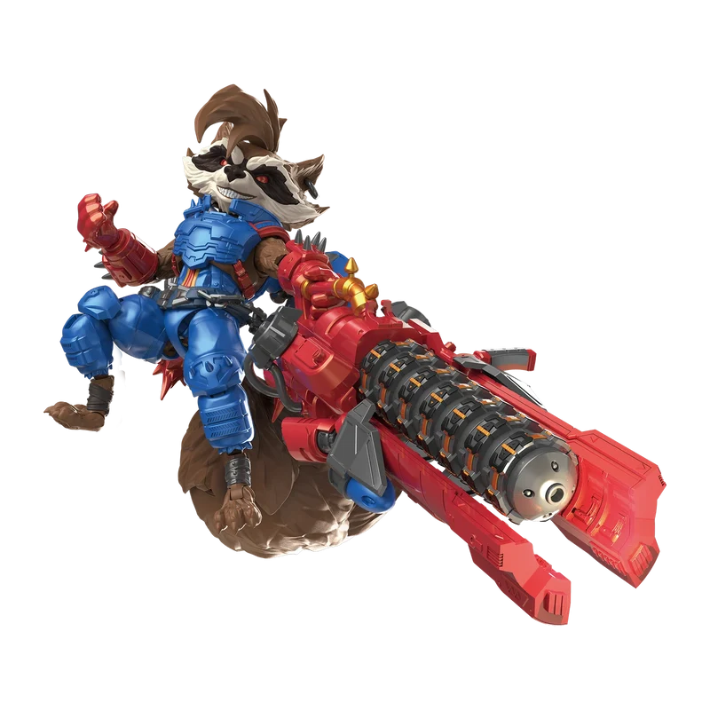 BLOKEES - Kits de maquettes de Rocket Raccoon, Champion de classe 08 de Marvel Rivals