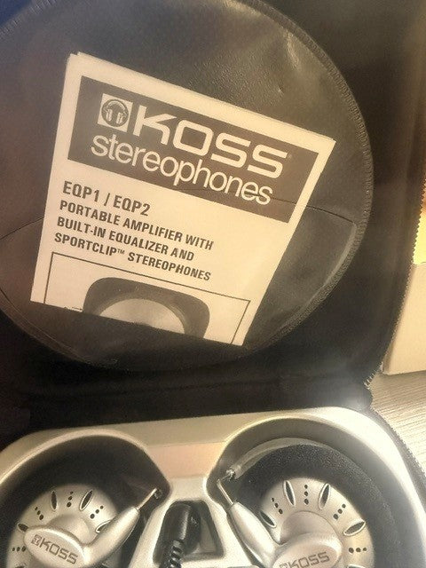 Koss - Stereophones with sport- blue & black-EQP1