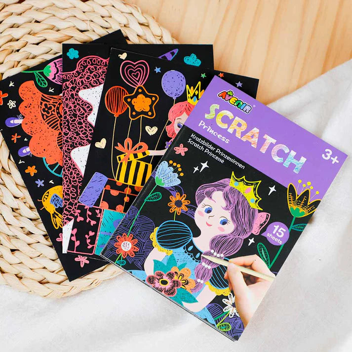 Avenir - Mini Scratch Book - Princess