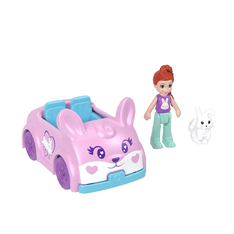 Polly Pocket - Pollyville Single Fig & Car