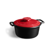 EMILE HENRY - Sublime+, Round Casserole, 3L/3.2qt, 31x25.5x16cm, Grand Cru