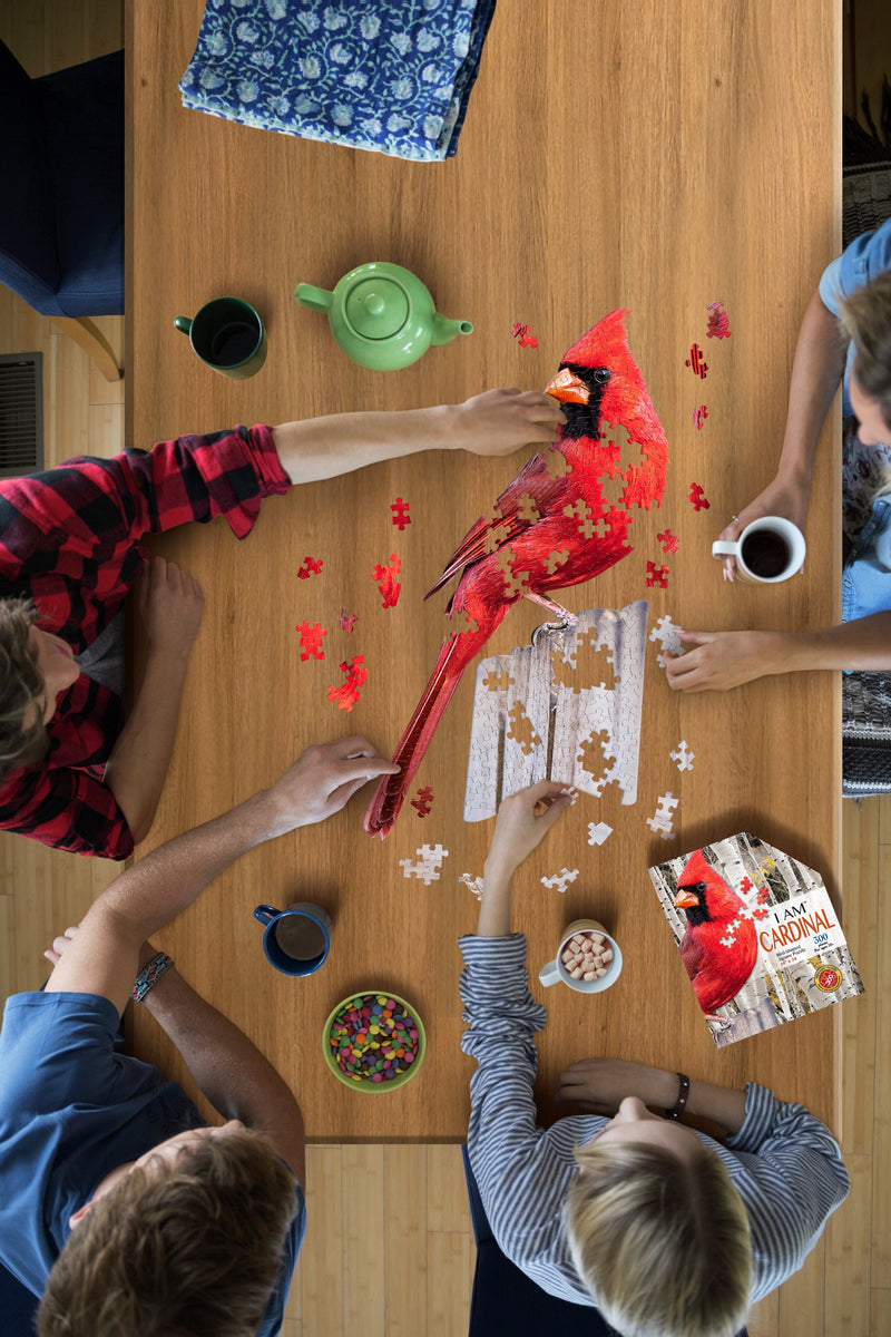 Madd Capp Puzzles – I Am Cardinal Jigsaw Puzzle | 300 Pieces – lifestyle view