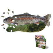 Madd Capp Puzzles – I Am Trout Jigsaw Puzzle | 300 Pieces – puzzle and packaging