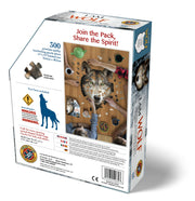 Madd Capp Puzzles – I Am Wolf Jigsaw Puzzle | 300 Pieces – back of packaging