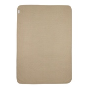 Meyco Baby Pure Flannel Baby Blanket – Taupe – additional product detail or lifestyle view