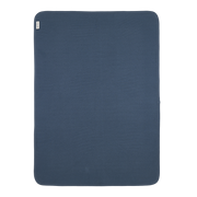 Meyco Baby Pure Flannel Baby Blanket – Indigo – additional product detail or lifestyle view