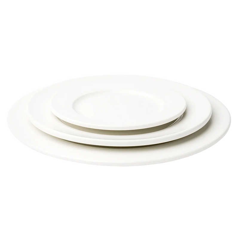 Browne - Assiette à large bord Foundation - Ronde - 22,7 cm - Porcelaine