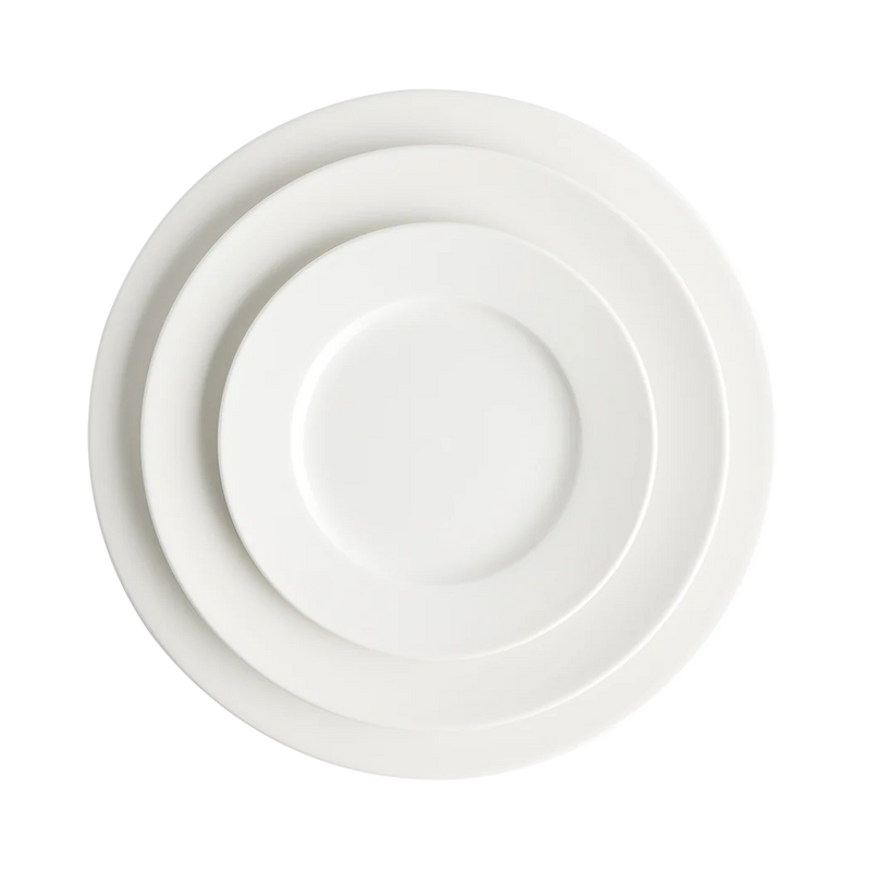 Browne - Foundation Wide Rim Plate - Round - 16.4 cm / 6.5" - Porcelain