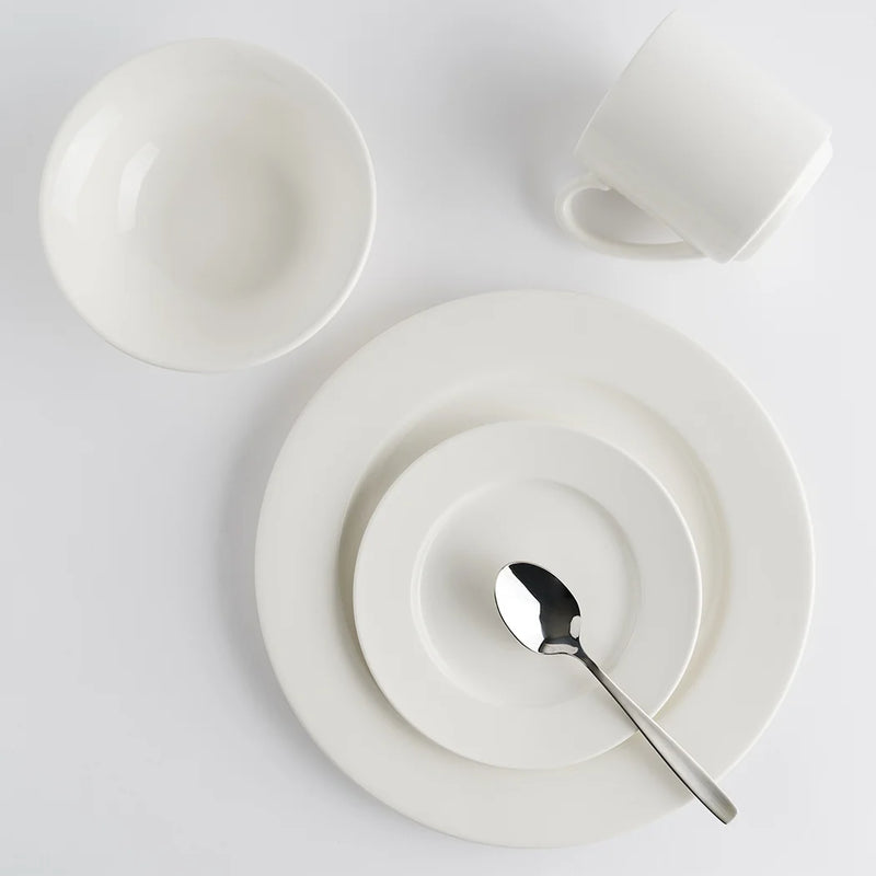 Browne - Foundation Wide Rim Plate - Round - 27.1 cm / 10.75" - Porcelain
