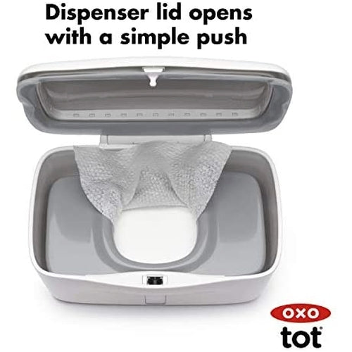 Oxo Tot - Perfect Pull Wipes Dispenser - Grey