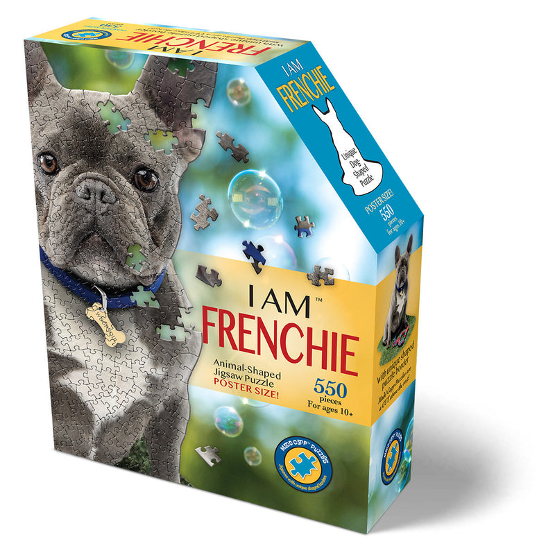 Madd Capp Puzzles – I Am Frenchie Jigsaw Puzzle | 550 Pieces – front of packaging