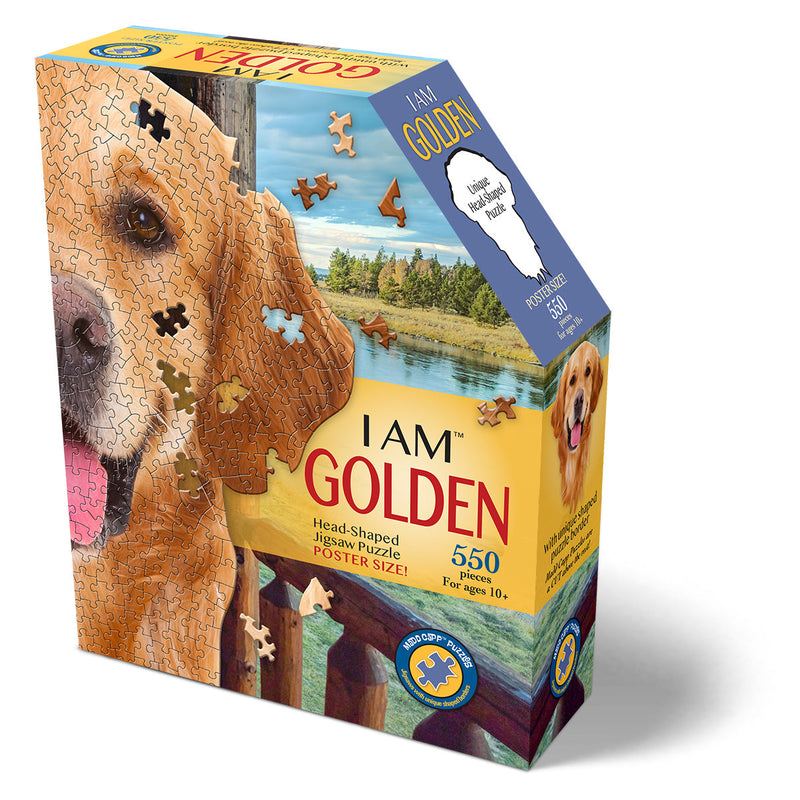 Madd Capp Puzzles – I Am Golden Jigsaw Puzzle | 550 Pieces – front of packaging