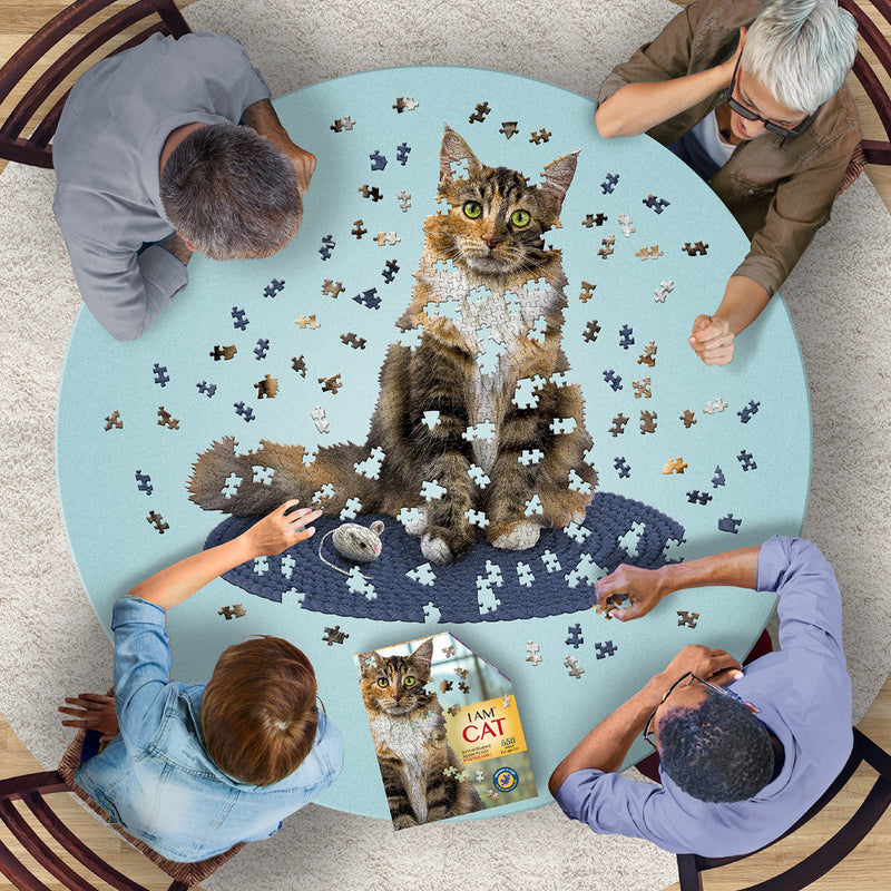 Madd Capp Puzzles – I Am Cat Jigsaw Puzzle | 550 Pieces – lifestyle view