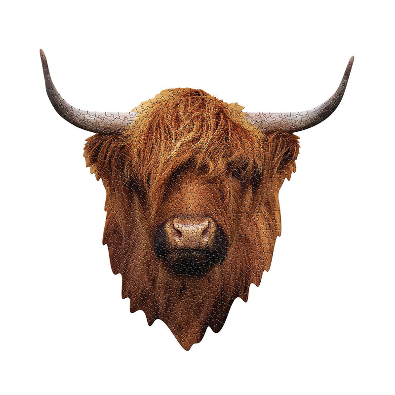 Madd Capp Puzzles – I Am Highland Cow Jigsaw Puzzle | 550 Pieces – completed puzzle