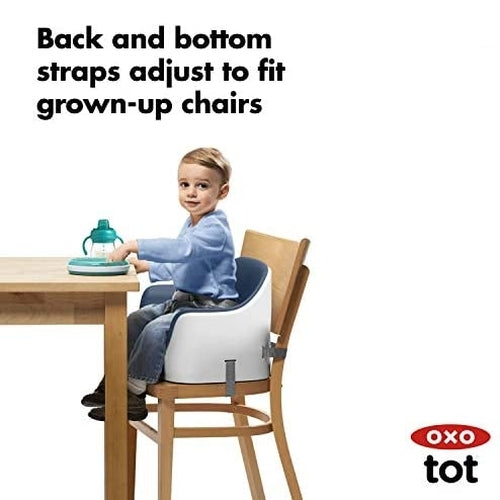 OXO Tot Nest Booster Seat with Removable Cushion in grey – view 7