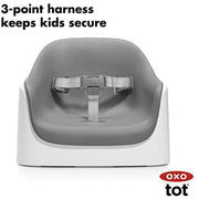 OXO Tot Nest Booster Seat with Removable Cushion in grey – view 13