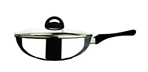 Mepra - Attiva Pewter Frying Pan - Dual Handles - 11"Dia – MPR-30283128