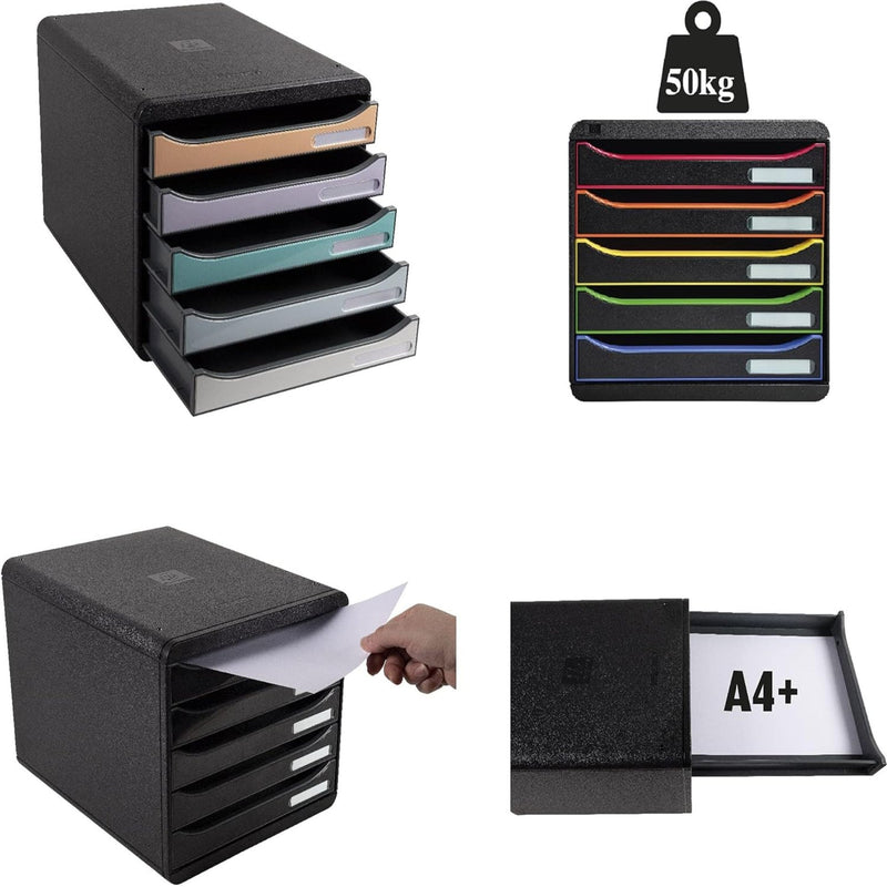 Big-Box Eco-Black 5 Drawers