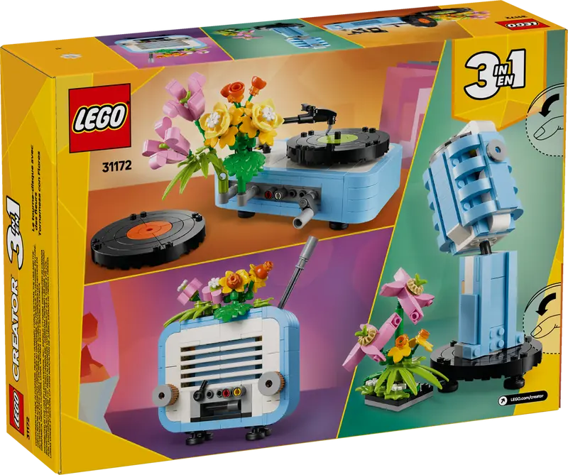 LEGO - 31172 - CREATOR - Record Player/Radio/Microphone - 366pcs