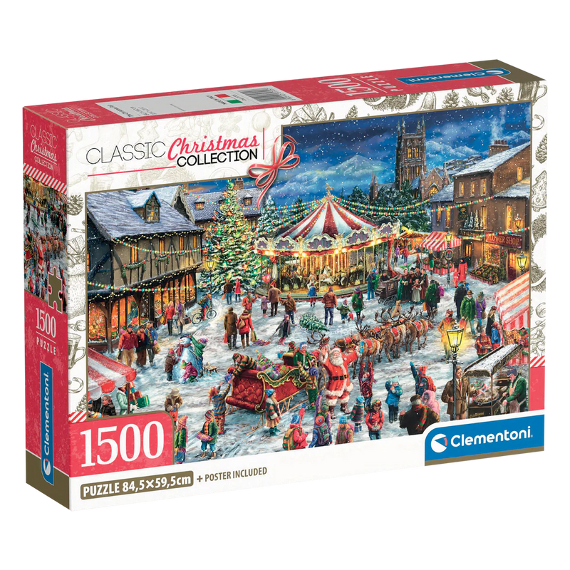 Clementoni - PZ1500: THE CHRISTMAS FAIR
