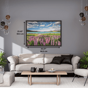 PZ1500: LUPINS AT LAKE TEKAPO