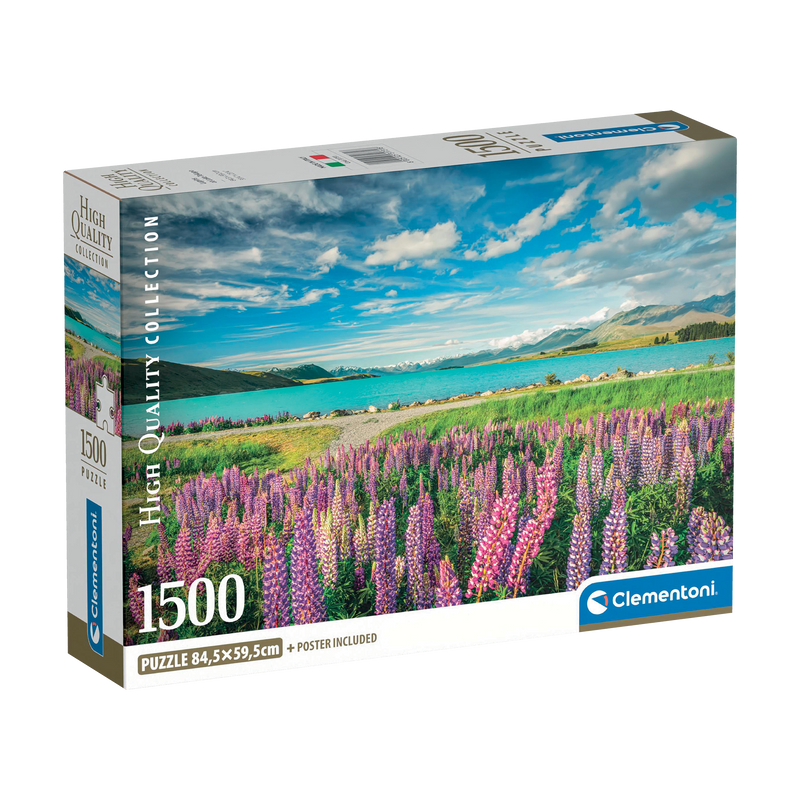 PZ1500: LUPINS AT LAKE TEKAPO