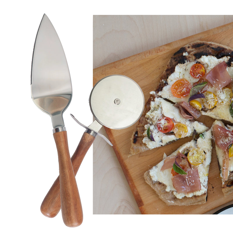 Natural Living - ACACIA Pizza Serving Set