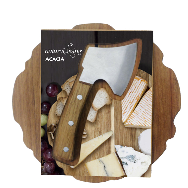 Natural Living - ALPINE Acacia Cheese Set