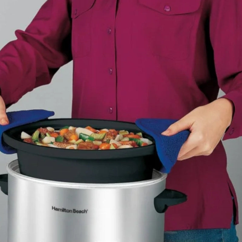 Hamilton Beach Oval Slow Cooker 33140VCR, 4 qt.